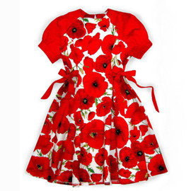 Raglan girls dress pattern for toddler, little and big girls.