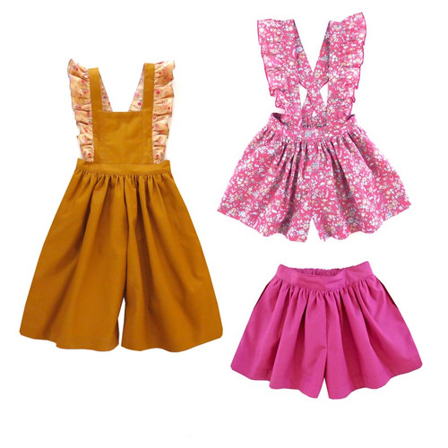 Culottes girls sewing pattern